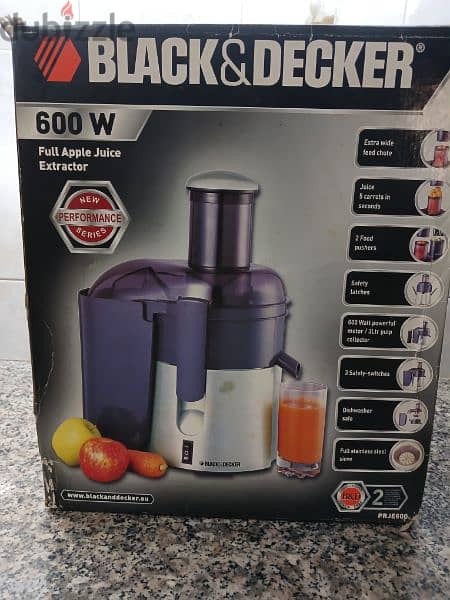 Black & Decker, Full Apple & Carrot Juice Extractor 5