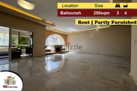 Ballouneh 250m2 | Rent | Partly Furnished | Private Entrance | KS | 0