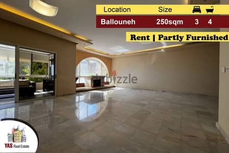 Ballouneh 250m2 | Rent | Partly Furnished | Private Entrance | KS |