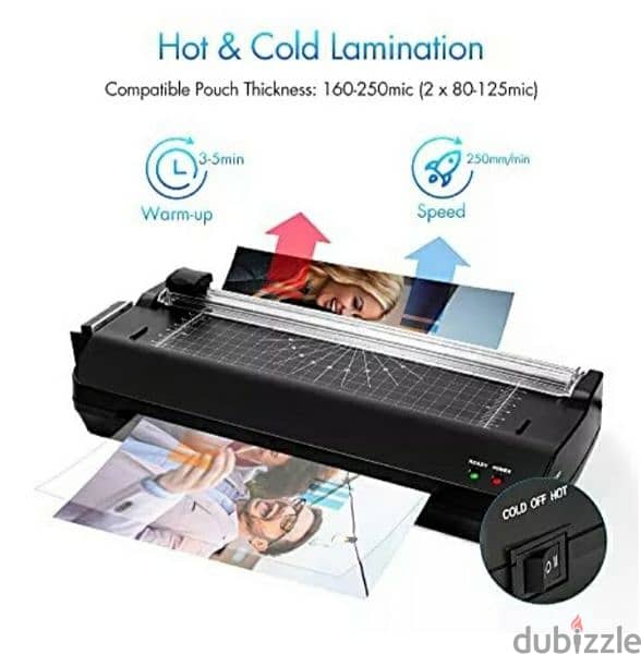 Thermal Laminating Machine  Black A4 MAXDONE/3$delivery 0