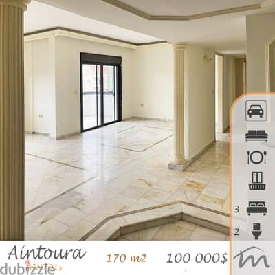 Aintoura | Good Building Status | 3 Bedrooms Apart | 2 Parking Lots