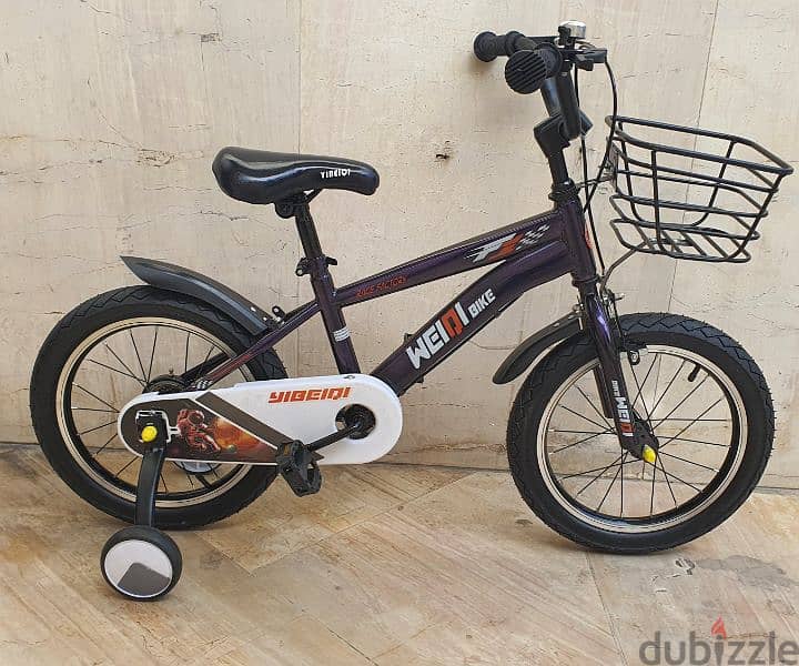 Boys Bike size 16" for 5 years old till 8 years 0