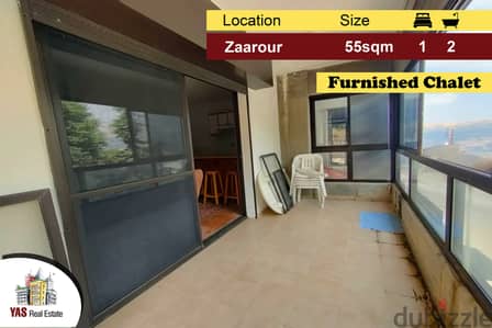 Zaarour 55m2 | 50m2 Terrace | 15m2 Garden |Furnished Chalet | AA |