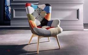 Two Patchwork Armchairs 0