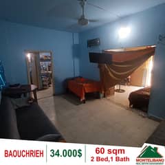 Apartment for sale in Baouchrieh!!