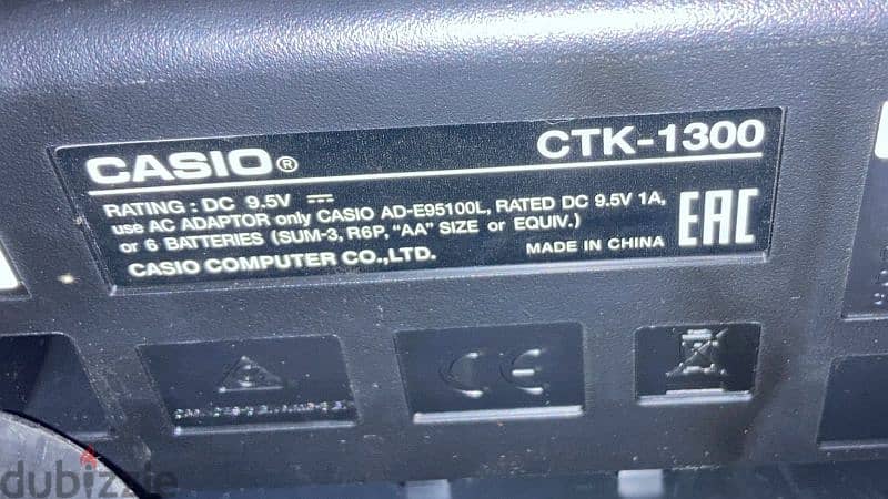 Casio standard keyboard CTK 1300 1