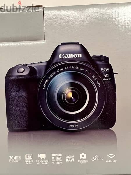 Canon 5d mark IV with 24-105mm L II 1