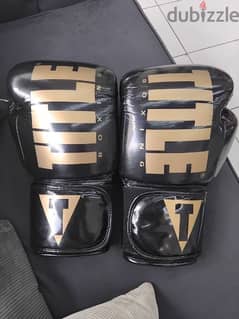 boxing gloves title 14oz 0