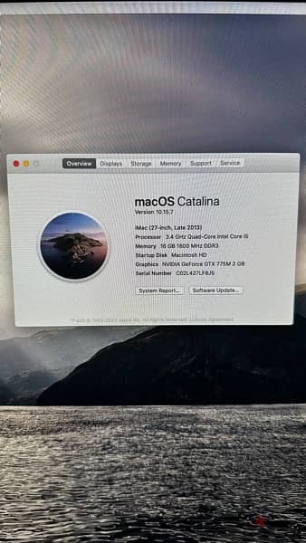 iMac 27”  late 2013 2