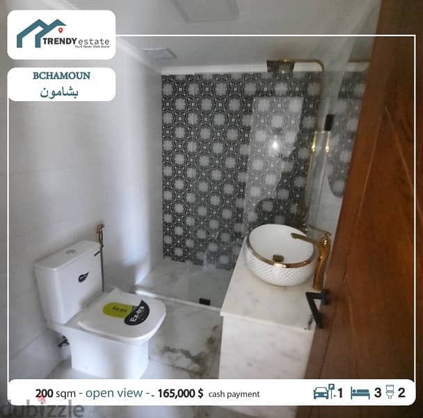 luxury apartment for sale bchamoun شقة فخمة للبيع في بشامون اليهودية 9