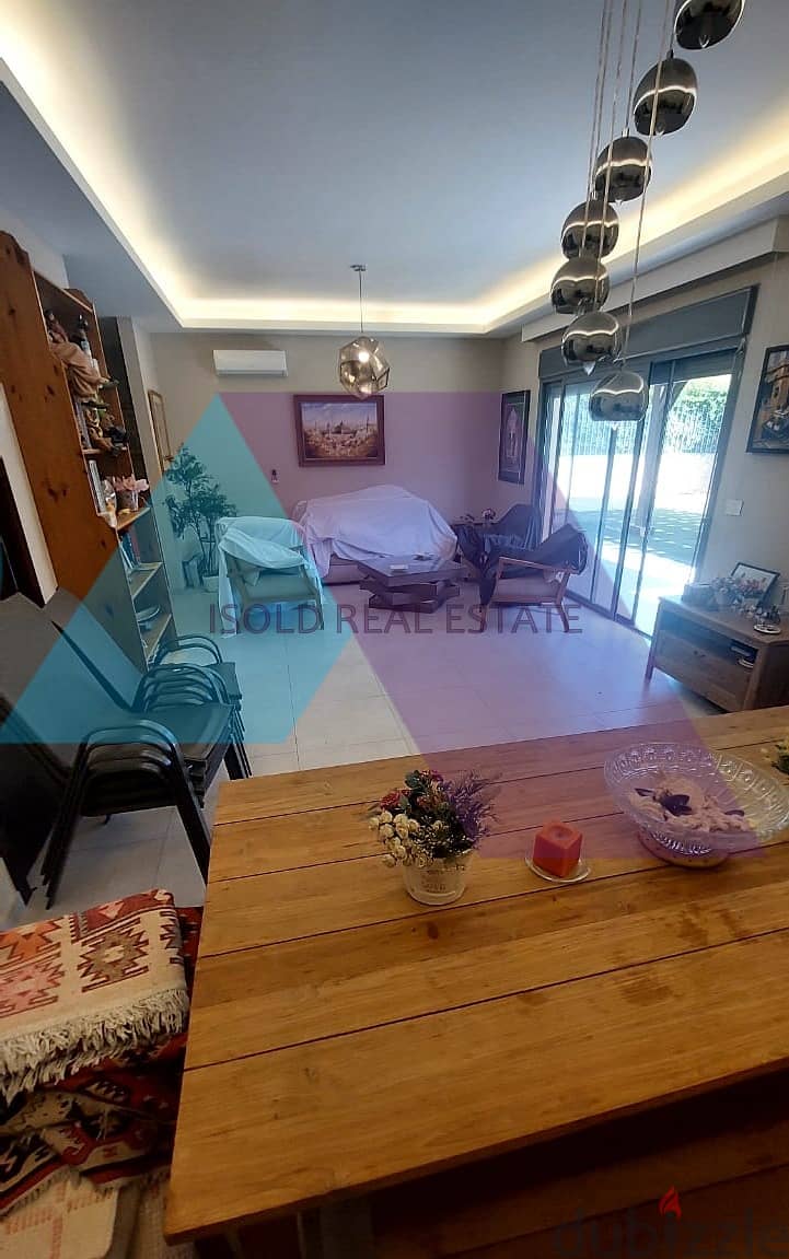 Semi-Furnished 240m2 apartment+220m2 garden for sale in Hazmieh 5