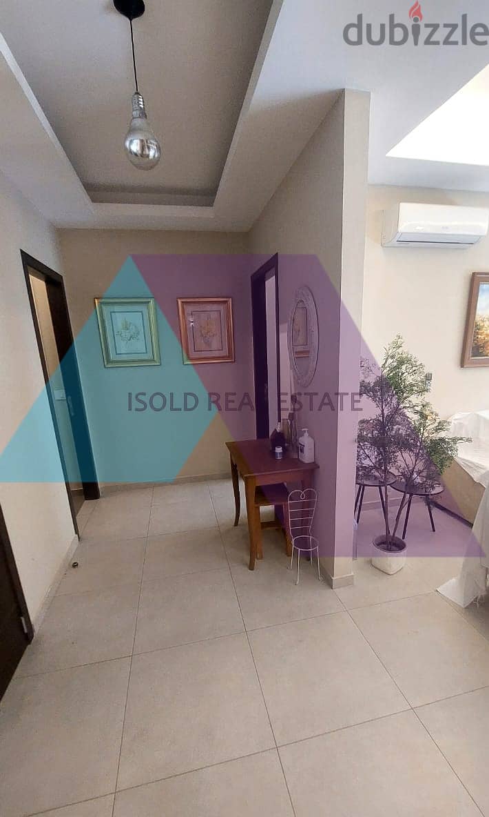 Semi-Furnished 240m2 apartment+220m2 garden for sale in Hazmieh 9