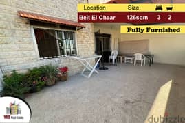 Beit El Chaar 126m2 | 25m2 Terrace | Furnished | Prime Location | NE A