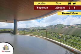 Feytroun 220m2 | Brand New | Mountain View | Flat | DA | 0