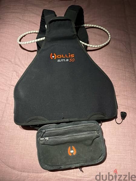 hollis sidemount bcd with storage pouche 1