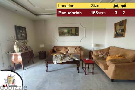 Baouchrieh 165m2 | Mint Condition | Prime Location | Decorated | AA |