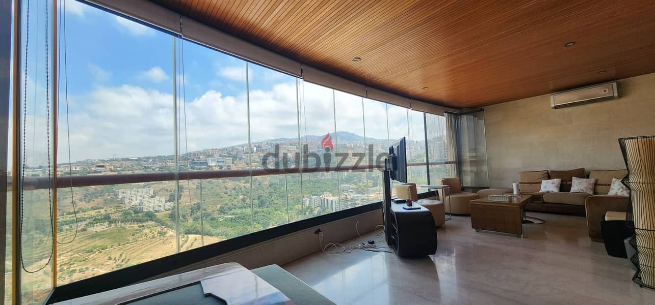 L15787-Fully Furnished Apartment With Open View For Rent In Mar Takla 0