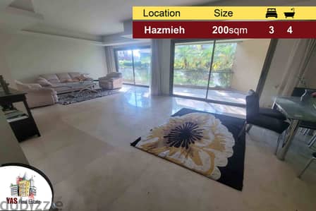 Hazmieh 200m2 | 80m2 Terrace | Prime Location | Luxury | View | PA |