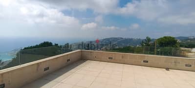 L15791-Triplex Villa For Rent in Chnaniir With Panoramic View