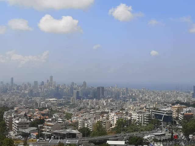 183 Sqm l Apartment For Sale in Rihaniye With Open Beirut & Sea View 1