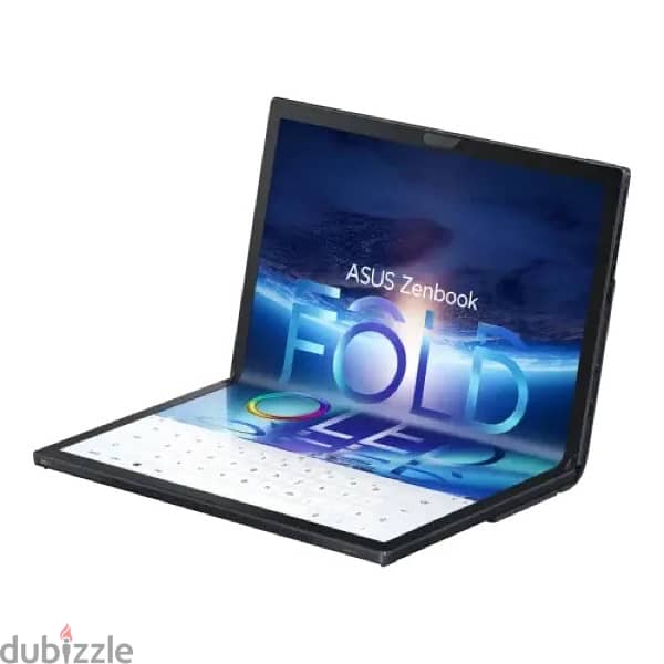 ASUS ZenBook 17 Fold OLED laptop with wireless keyboard and pouch 3