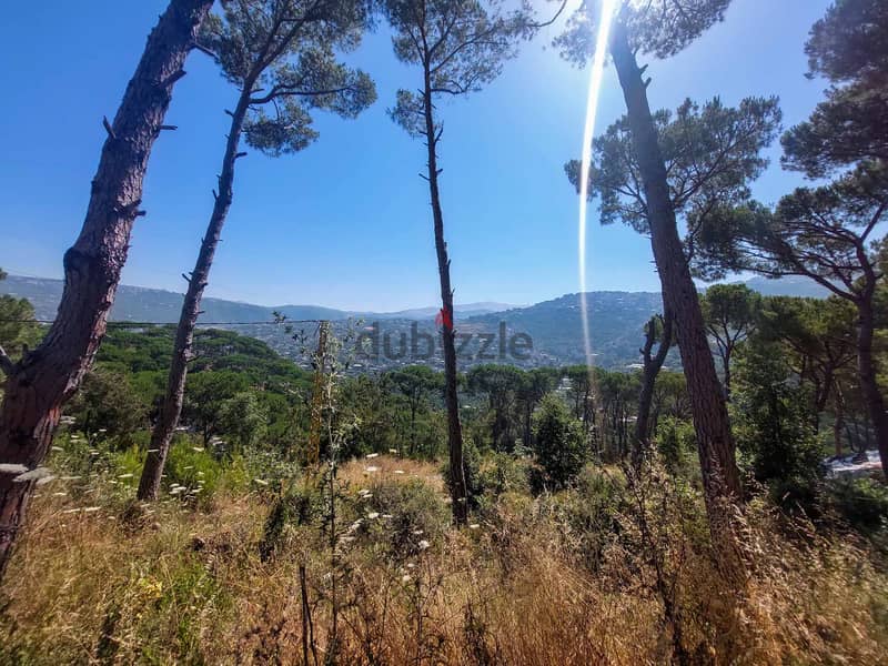 620 SQM Land in Beit Chabeb, Metn with a Breathtaking Mountain View 0