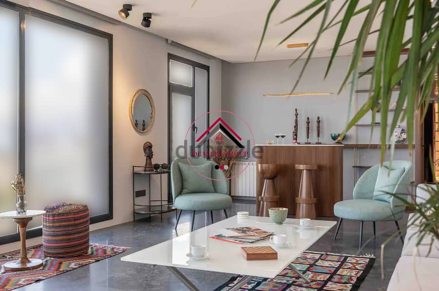 Sea View Modern Duplex Apartment for sale in Achrafieh 3