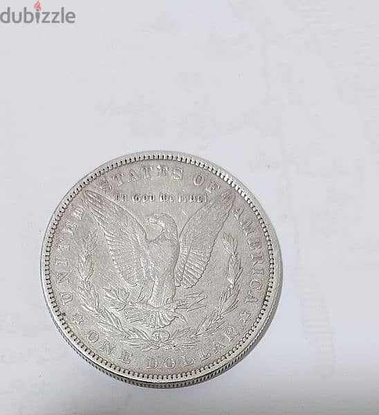 USA One Morgan Dollar silver Coin year 1884weight 26.5 1