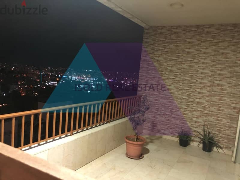 A 265 m2 apartment having a panoramic view for sale in Mansourieh 1