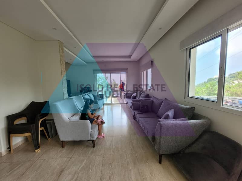 A 220 m2 duplex apartment+terrace+open view for sale in Kornet Chehwan 2