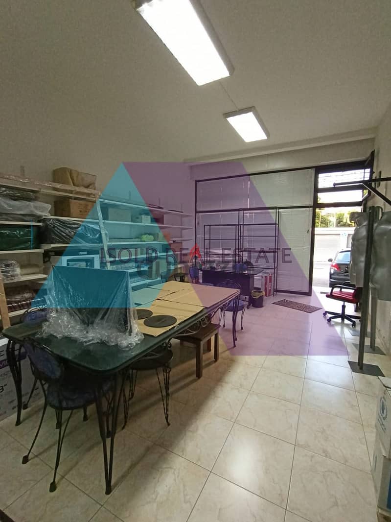 A 58 m2 store for rent in Ant Elias - محل للايجار في انطالياس 1