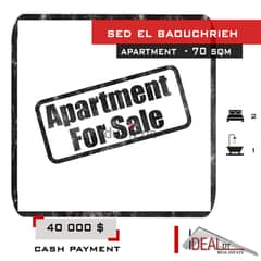 Apartment for sale in Sed el Baouchrieh 70 SQM REF#YC123 0