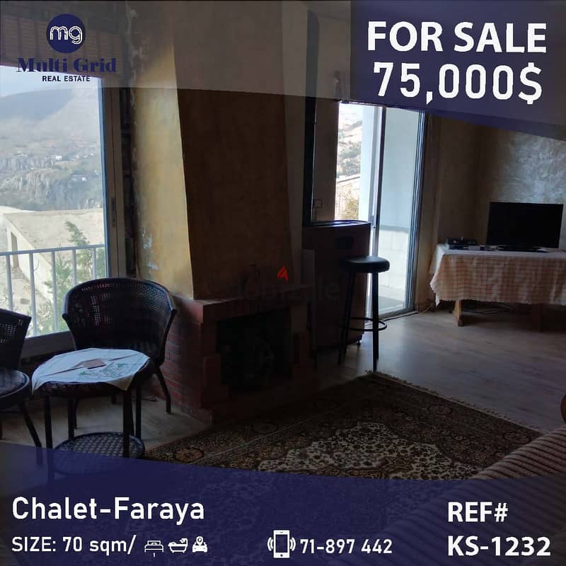 KS-1232, Chalet for Sale in Faraya, شاليه للبيع في فاريا 0