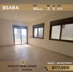 Apartment for sale in Bsaba AC3 شقة للبيع بسابا 0