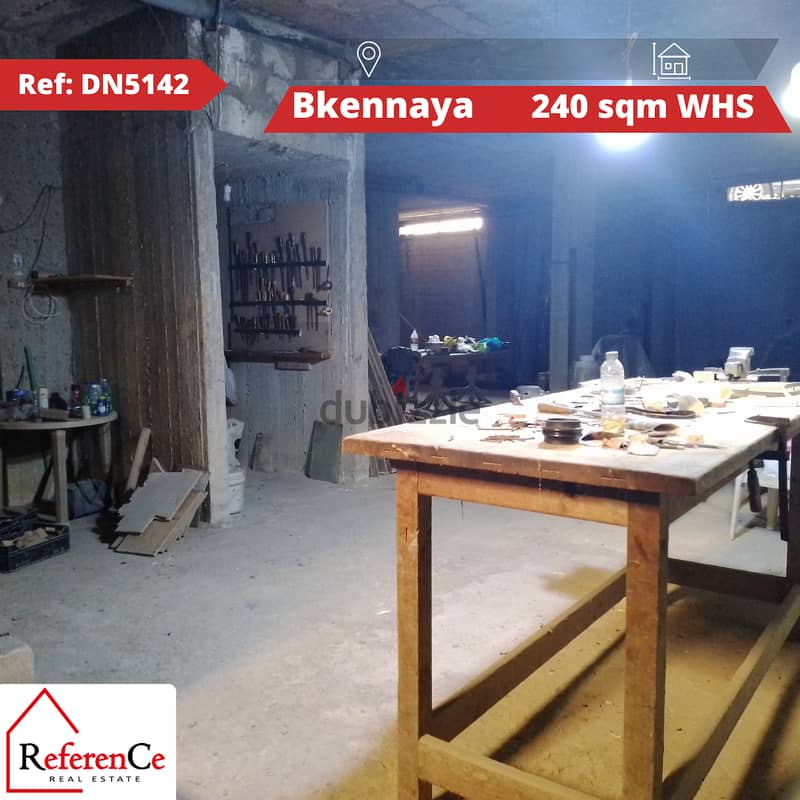 Catchy Warehouse for Sale in Bkennaya مستودع للبيع في بقنايا 0