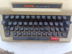 Vintage Brother Delux 750TR (arabic) typewriter