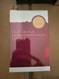 ARMAF Club De Nuit UNTOLD 105 mL EDP for 40$ ON SALE 0