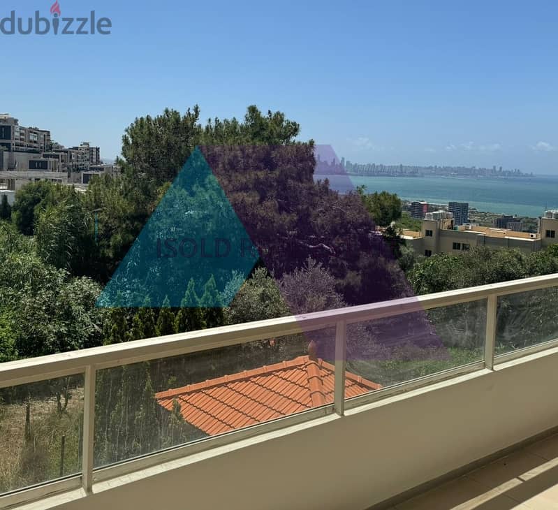 A 115 m2 apartment having an open sea view for sale in Dbaye 1