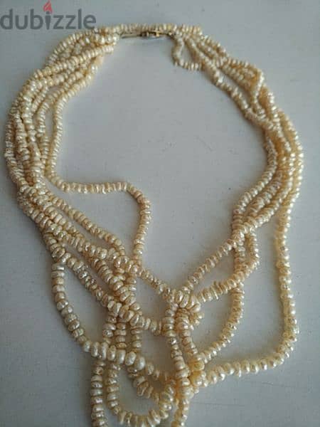 Five strand freshwater rice pearls necklace - Not Negotiable 1