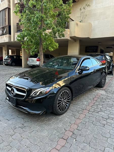 Mercedes E 400 coupe 4matic 2018 black on brown (clean carfax) 1