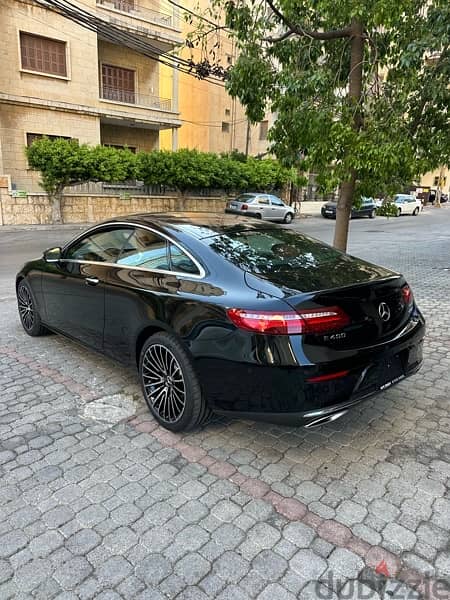 Mercedes E 400 coupe 4matic 2018 black on brown (clean carfax) 4