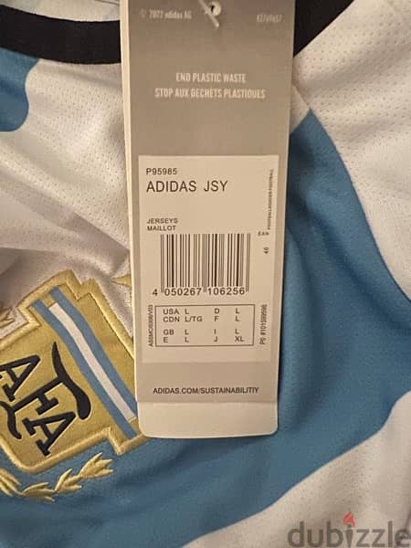 Original Messi Argentina Jersey 4