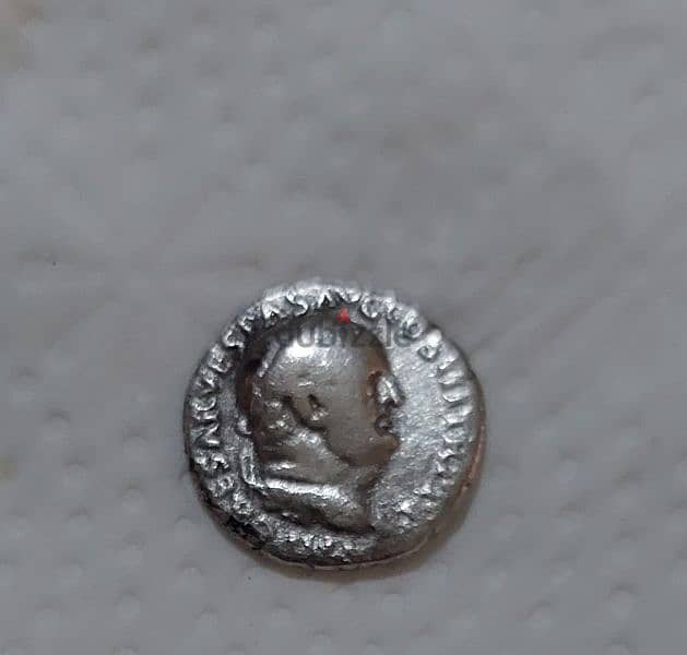 Ancient Roman Titus Ceaser Silver Coin Denarius year 70 AD 0