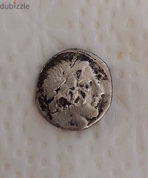 Ancient Head of Rome Silver Coin of the Roman Republic 509-27 BC 0