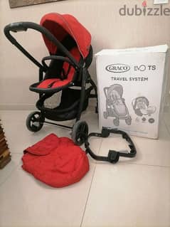 Graco travel system stroller +Junior car seat + 2 car seat bases +gift 0