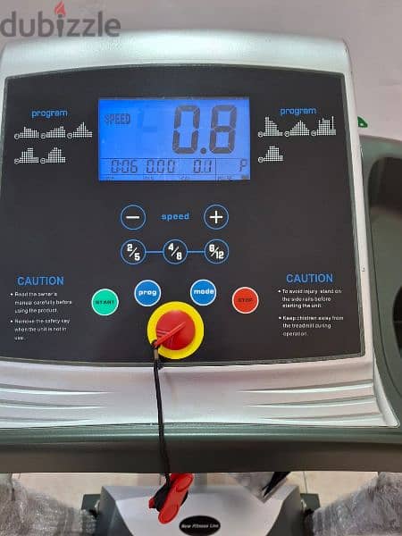 Treadmill 2HP With Fat Burn Vibration New Fitness Line 7