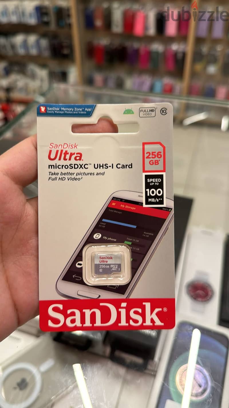 SanDisk Ultra Memory Card 256gb up to 100mb/s 0