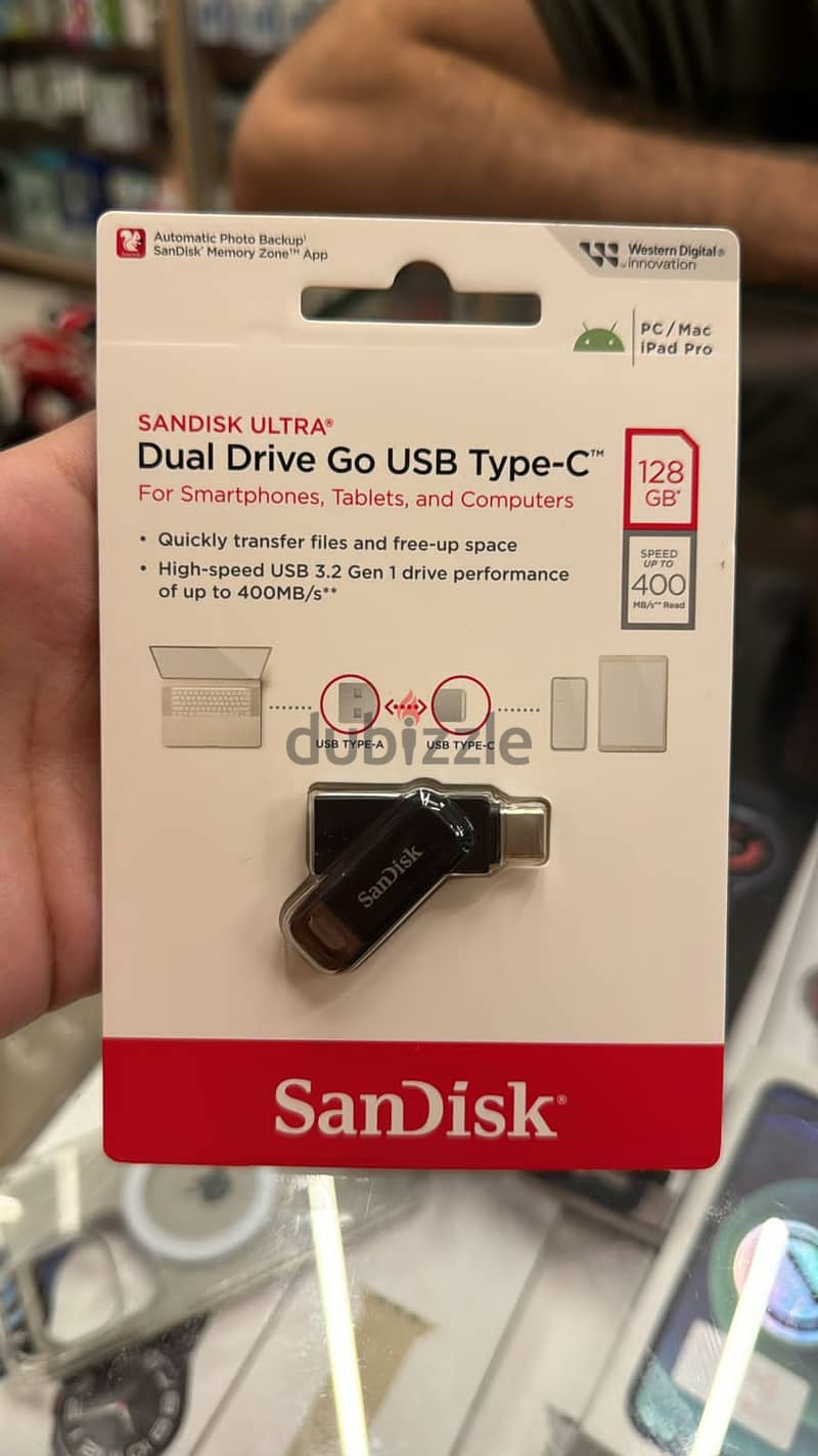 SanDisk ultra  Dual Drive  Usb Type-C 128gb amazing & good price 0