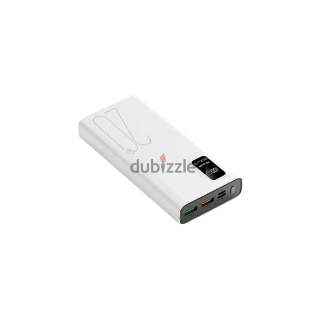 Fast-Charging Power Bank 20000mAh, USB and Type C Charger 0