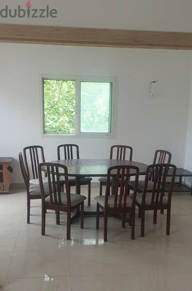 dining table with 8 chairs